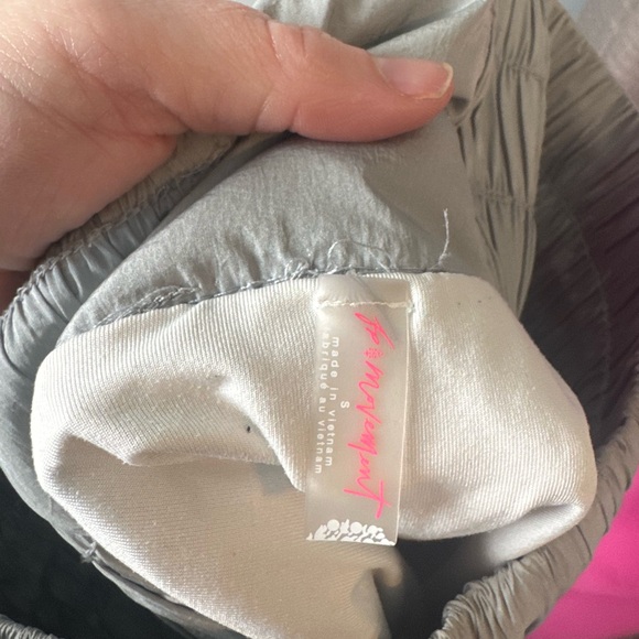 Free People Movement Gray Women's High-Waisted Shorts - Picture 6 of 6